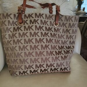 Michael Kors Monogram Tote Bag